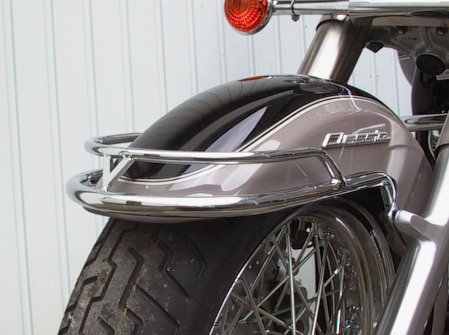 Yamaha XVS 650 Drag Star Classic [1998-2007]-Reling para a folha de proteção da roda dianteira