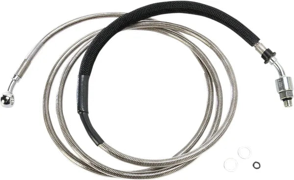 Harley Davidson Fxsbse [DRAG SPECIALTIES] - Linha de embreagem hidráulica em aço inoxidável