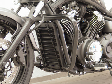 Yamaha XVS 1300 Custom [2014-2016] - Barra de proteção, versão grande feita de tubo de 38 mm, preto