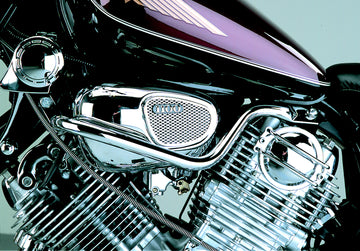 Yamaha XV 750 Virago [1992-1998]-barra protetora, execução simples (B-Goods com defeitos ópticos)