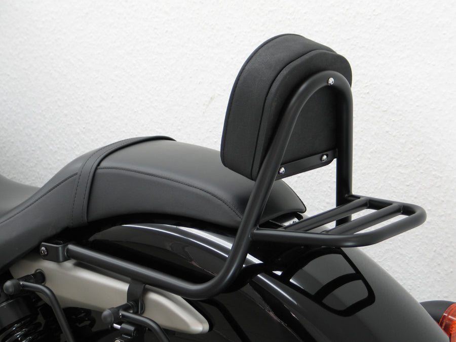 Honda Shadow VT 750 C Black Spirit [2010-2011] - barragem feita de cachimbo com travesseiros e bagagem, preto