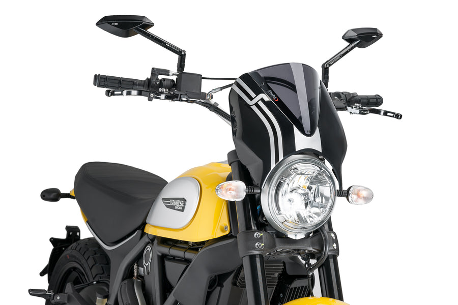 DUCATI SCRAMBLER 800 ICON DARK [2025] – Viseira de pára-brisa RetroVision