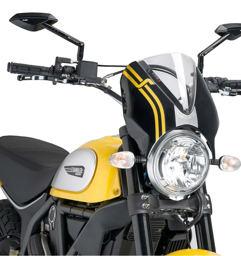 DUCATI SCRAMBLER 800 ICON DARK [2025] – Viseira de pára-brisa RetroVision