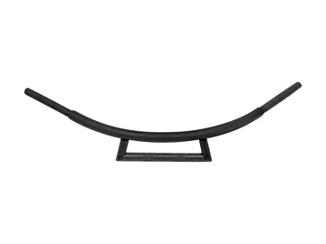 Direção de motocicletas Ø 31 - Rodada do guidão, na parte inferior angular, 890 mm de largura, preto
