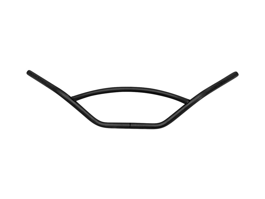 Driver de motocicleta Ø 25 - guidão com suporte arredondado Ø 22 mm, 870 mm de largura, preto