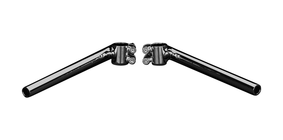 Entregando Ø 22 (7/8 ") - fum de guidão com braçadeira -wide Ø 38 mm, preto