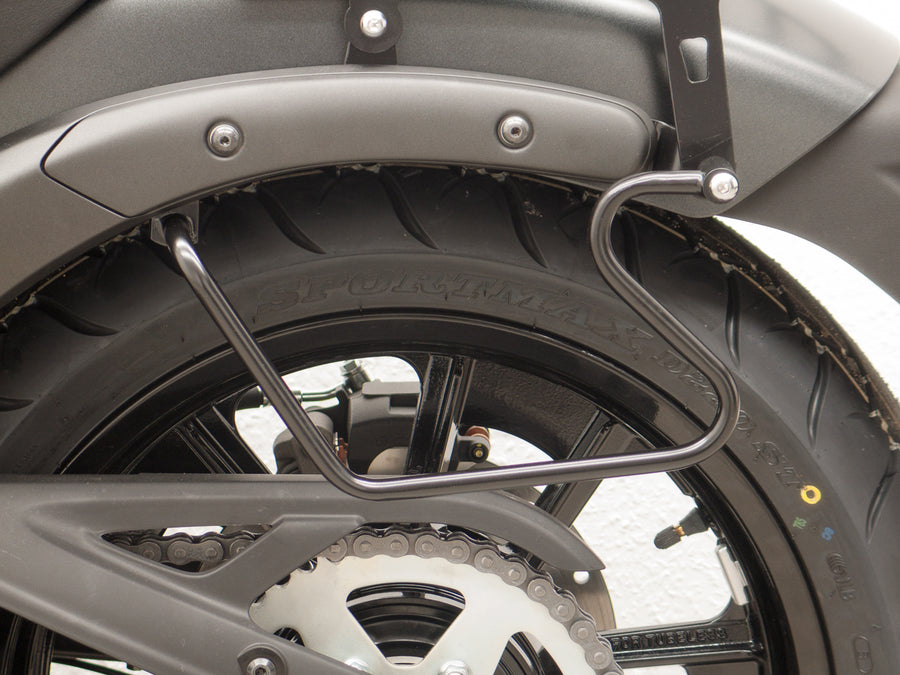 Kawasaki Vulcan S (EN650A) 2015-2020 e (EN650J) 2021- [2015-2020]- Suporte de bolsa de embalagem, preto