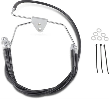 Harley Davidson Flhtcui [DRAG SPECIALTIES] - Kit de linha de freio de vinil preto estendido - 0