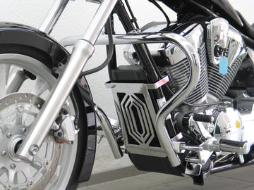 Honda VT 1300 CX (Fury) [2010-2012] - Barra de proteção, versão extra grande feita de tubo de 38 mm