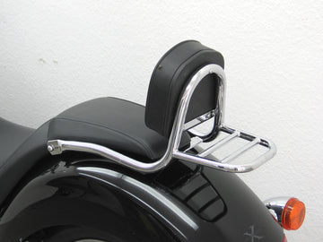 Honda VT 1300 CX (Fury) [2010-2012] - Barra de maricas feita de cachimbo com travesseiros e bagagem