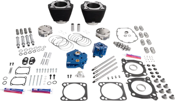 Harley-Davidson FLRT 1868 Freewheeler 114 [2025] - 132" Power Package Motorleistungs-Kit – Oberfläche: Schwarz, Nicht hervorgehobene Kühlrippen – Bild 1