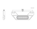 honda cb 500 [DENALI] – Kit de luz de freio LED B6 com suporte de placa-4