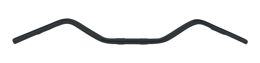 Driver de motocicleta Ø 25 - guidão para helicóptero e cruzador de 990 mm de largura, preto