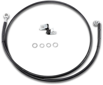 Harley Davidson Fxsts [DRAG SPECIALTIES] - Kit de linha de freio de vinil preto estendido - 0