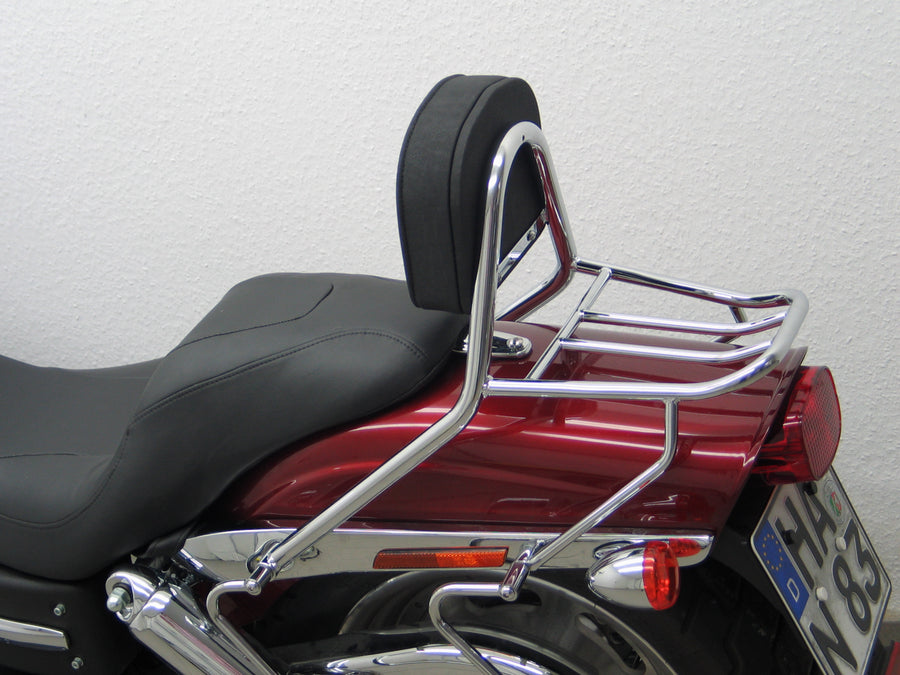 Harley Davidson Dyna Fat Bob [2008-2013] - barra de passageiro com travesseiros e bagagem