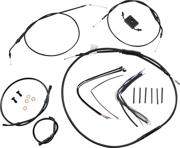 Harley Davidson Sportster 883 Iron XL [BURLY BRAND] - Kit de guiador estendido e linha de freio para Sportster com ABS