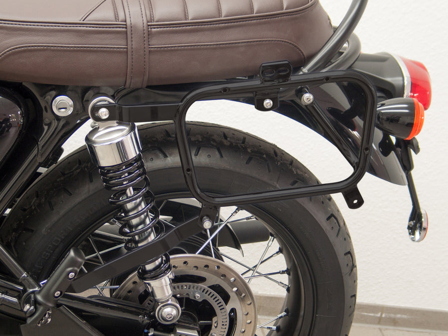 Triumph Bonneville T 120 [2016-2020] - Transportador lateral do caso Givi/Kappa (Monokey), Black