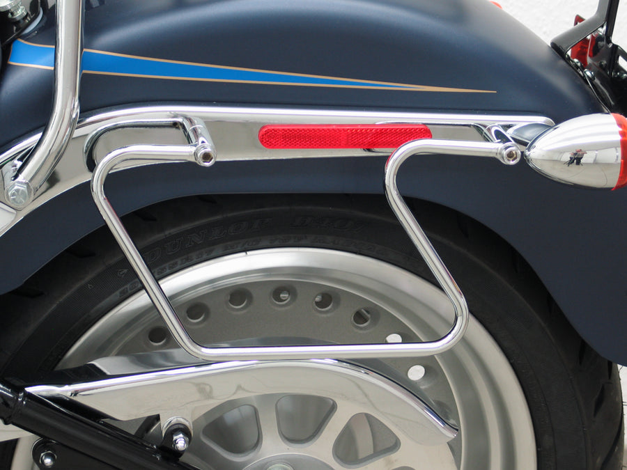 Harley Davidson Sofrail (CAM TWIN) GOTO FAT (FLSTF/FLSTFI) 2000-2006 [2000-2006]-Suporte de bolsa de empacotamento