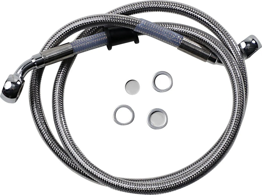 Harley Davidson Softail Street Bob FXBB [DRAG SPECIALTIES] - Kit de linha de freio em aço inoxidável