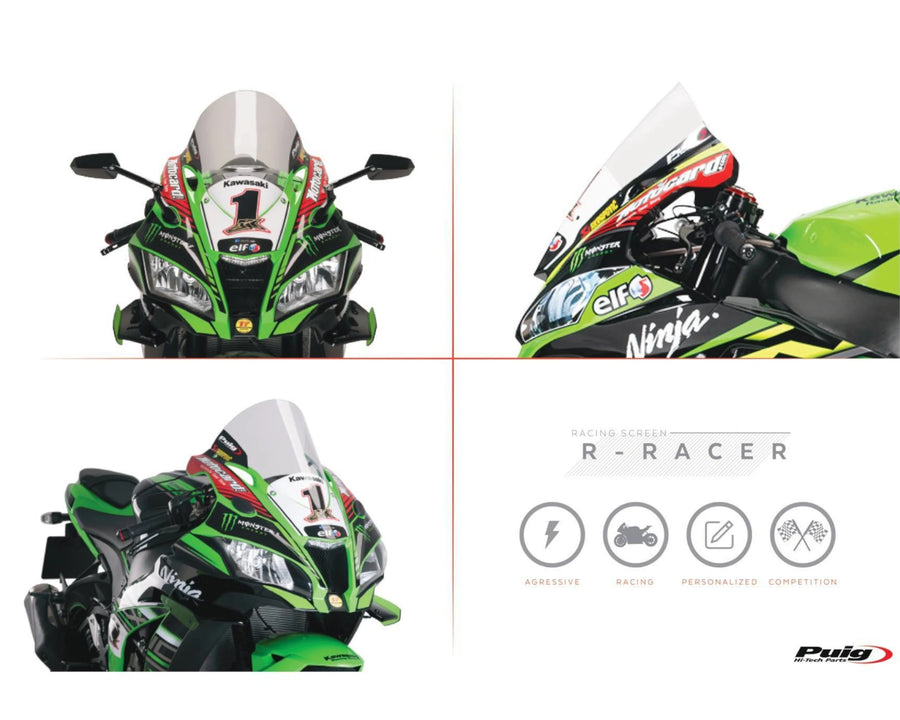 KAWASAKI ZX-10RR NINJA PERFORMANCE [2018] – Tela R-Racer – Transparente