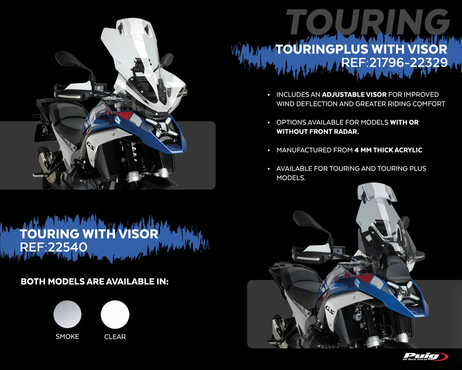 BMW R 1300 GS TROPHY [2025] – tela touring – escurecida