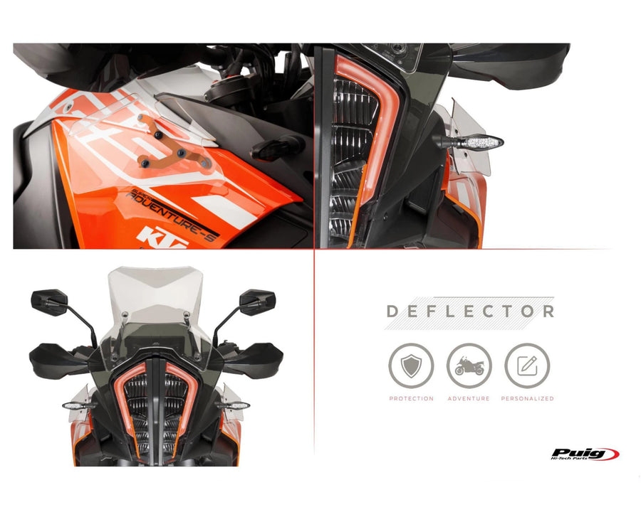 KTM 1290 SUPER ADVENTURE T [2023] – Defletor Superior – Transparente