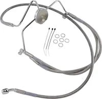 Harley Davidson Flhr [DRAG SPECIALTIES] - Kit de linha de freio em aço inoxidável, estendido