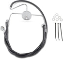 Harley Davidson Flhri [DRAG SPECIALTIES] - Kit de linha de freio de vinil preto estendido-2