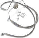 Harley Davidson Flhr [DRAG SPECIALTIES] - Kit de linha de freio em aço inoxidável, estendido