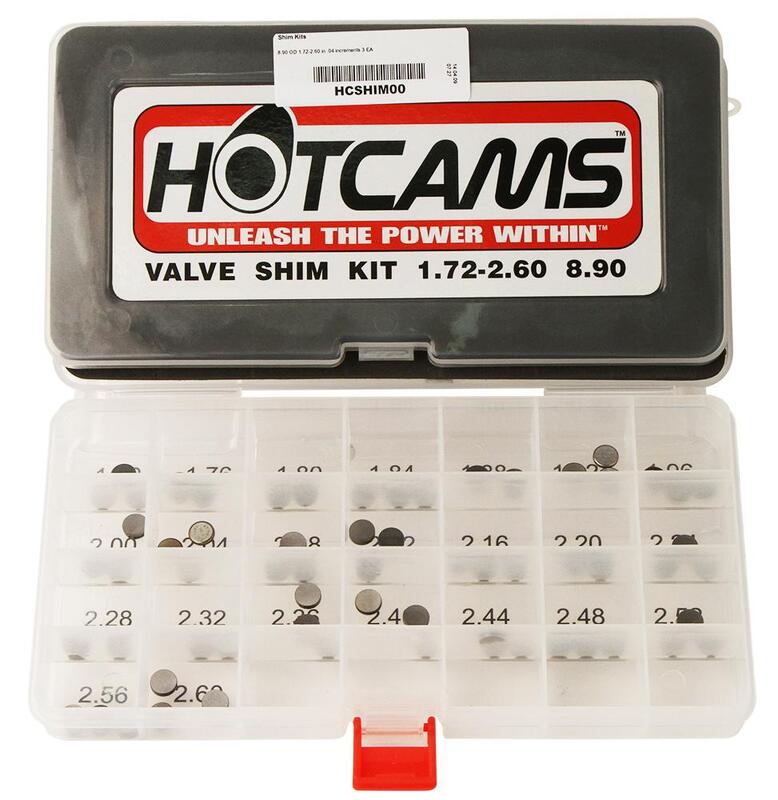 Ktm Sx-F 250 [HOT CAMS] - discos de válvula Ø8,90x1,72 a 2,6mm - conjunto de 3 unid.