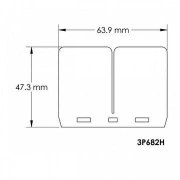 Husqvarna Te 125 [V-FORCE] - PLACA DE SUBSTITUIÇÃO PARA BLOCO DE DIAFRAGMA V-FORCE3