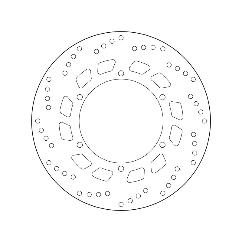 Yamaha Xv 750 [BREMBO] - Disco de freio rígido redondo Série Oro