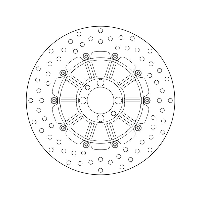 Bmw K 100 Rt [BREMBO] - Disco de freio rígido redondo Série Oro