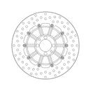 Bmw K 100 Rt [BREMBO] - Disco de freio rígido redondo Série Oro-2