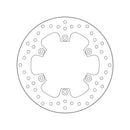 Yamaha Bt 1100 [BREMBO] - Disco de freio rígido redondo Série Oro