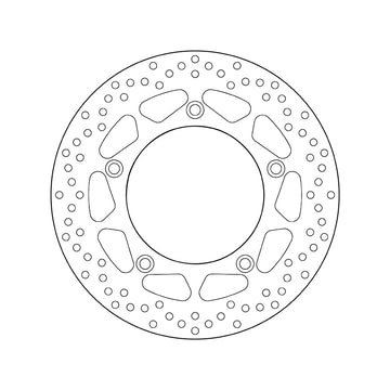 Yamaha T-Max 560 Tech Max [BREMBO] - Disco de freio rígido redondo Série Oro