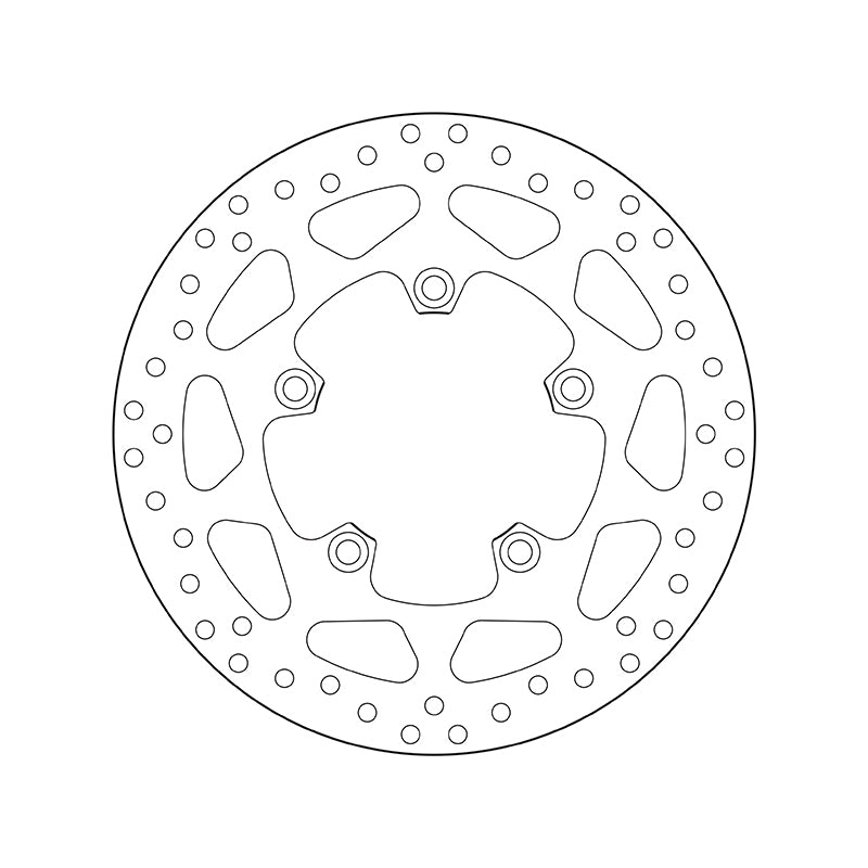 Triumph Tiger Explorer Xr [BREMBO] - Disco de freio rígido redondo Série Oro