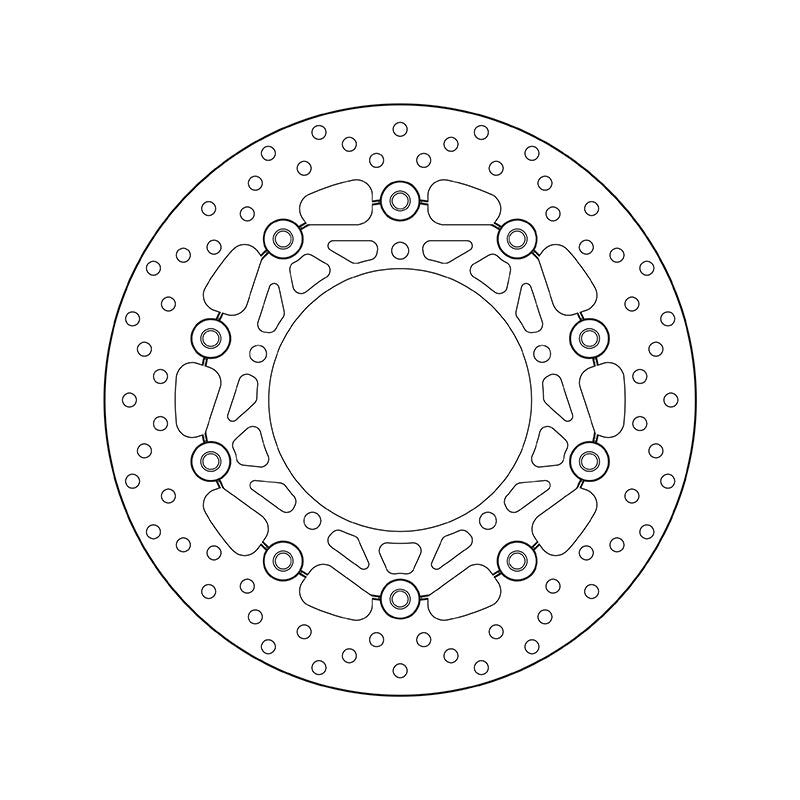 Yamaha Tracer 9 Y-Amt [BREMBO] - Disco de freio redondo flutuante Série Oro