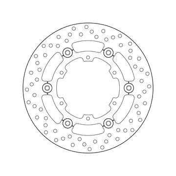 Ktm 1050 Adventure [BREMBO] - Disco de freio flutuante redondo Série Oro