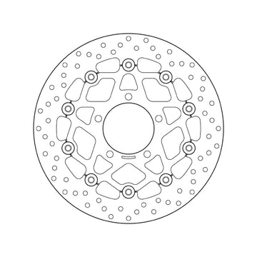 Kawasaki Kle 650 [BREMBO] - Disco de freio redondo flutuante Série Oro