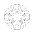 Kymco Ak 550 [BREMBO] - Disco de freio redondo flutuante Série Oro