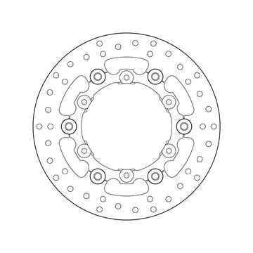 Husqvarna Supermoto 701 [BREMBO] - Discos de freio redondos flutuantes Série Oro - em pares