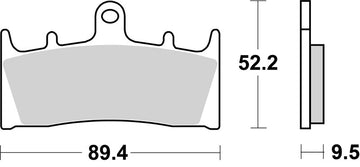 Suzuki Gsx 1300 Hayabusa [BREMBO] - Pastilhas de freio de cerâmica de carbono de competição - 07SU19RC