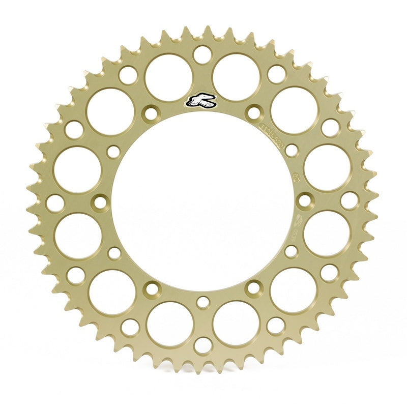 Yamaha Wr 125 [RENTHAL] - Roda dentada traseira em alumínio anodizado duro ultraleve e autolimpante - 520