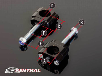 Yamaha Yz 450 [RENTHAL] - Abraçadeiras Fatbar/Twinwall Ø28,6mm
