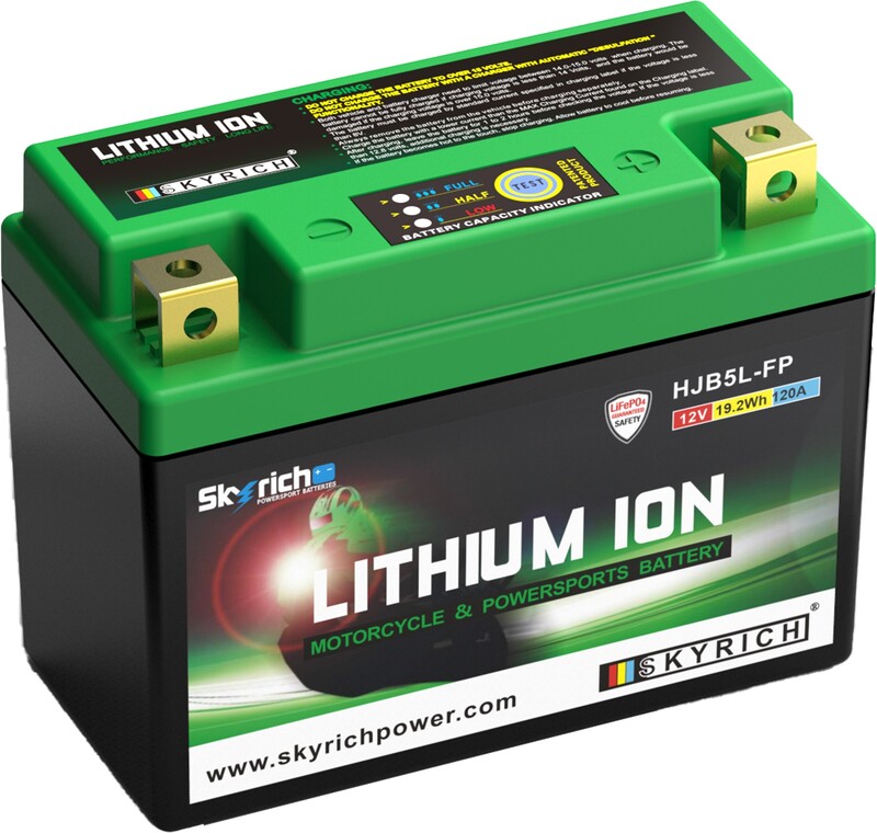 Kawasaki Kmx 125 Mx 125 B [SKYRICH] - Bateria de íons de lítio - LIB5L