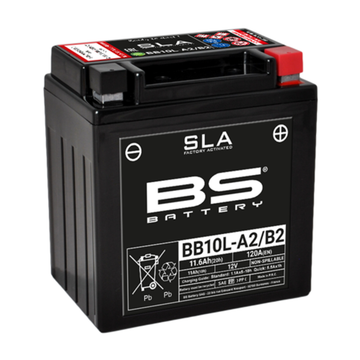 Yamaha Xv 125 [BS BATTERY] - Bateria sem manutenção SLA ativada de fábrica - BB10L-A2/B2
