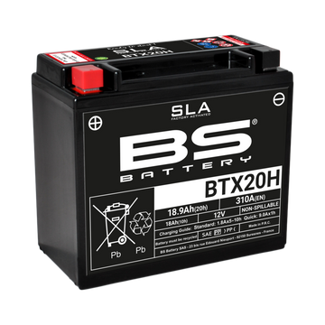 Harley Davidson Flstc [BS BATTERY] - Bateria sem manutenção SLA ativada de fábrica - BTX20H - 0