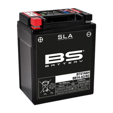 Harley Davidson Scout Bobber Note [BS BATTERY] - Bateria sem manutenção SLA ativada de fábrica - BTX14AH/BB14-A2/B2 - 0
