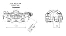 Ducati Monster 1200 [BREMBO] - Pinça de freio dianteiro esquerdo M50 titânio Ø30mm-2